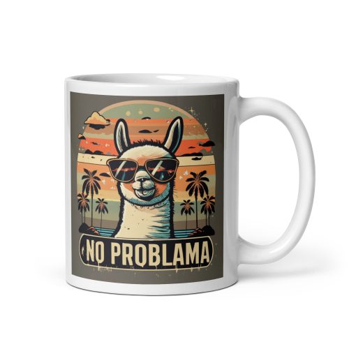 No Problama Llama Sunglasses Mug