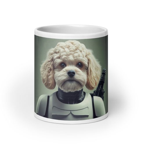 white glossy mug white 20oz front view 64fc806538afc