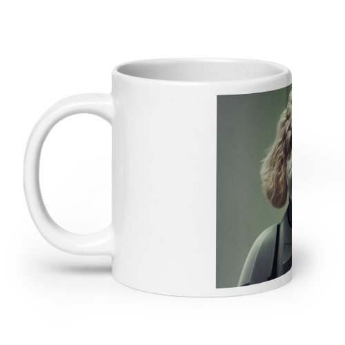 white glossy mug white 20oz handle on left 64fc806539891