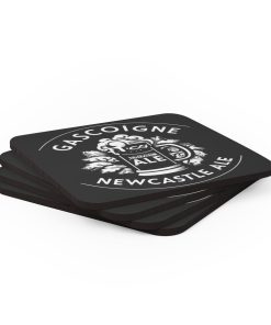 Gascoigne Newcastle Ale Cork Backed Drinks Coasters NUFC Gift