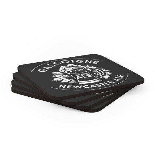 Gascoigne Newcastle Ale Cork Backed Drinks Coasters NUFC Gift