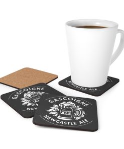 Gascoigne Newcastle Ale Cork Backed Drinks Coasters NUFC Gift
