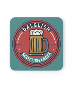 Dalglish Scottish Lager Cork Backed Drinks Coasters Gift for Liverpool Fans