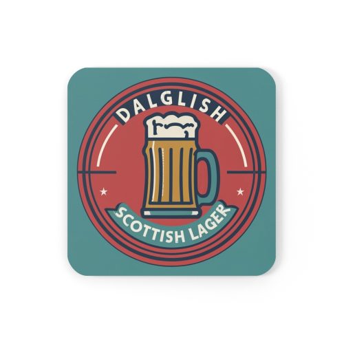 Dalglish Scottish Lager Cork Backed Drinks Coasters Gift for Liverpool Fans