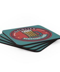 Dalglish Scottish Lager Cork Backed Drinks Coasters Gift for Liverpool Fans