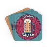 Di Canio Italian Beer Cork Backed Drinks Coasters Gift for WHUFC fans