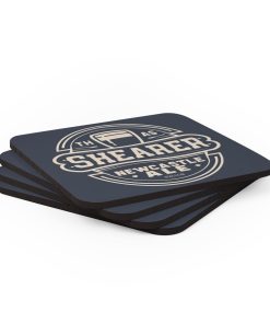 Shearer Newcastle Ale Cork Backed Drinks Coasters Set Newcastle Fan Gift
