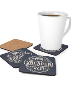 Shearer Newcastle Ale Cork Backed Drinks Coasters Set Newcastle Fan Gift