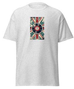 Vintage Retro Union Jack Vinyl Record T-shirt