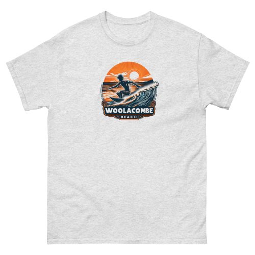 Woolacombe Beach Surfing T-Shirt Devon Surf