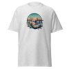 Car Sunset Beach Fun Gift T-shirt for Men