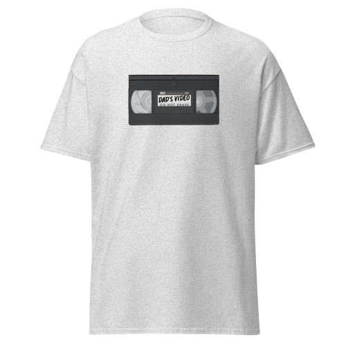 Dad’s VHS Video Do Not Erase T-shirt – Fun Gift for Dad