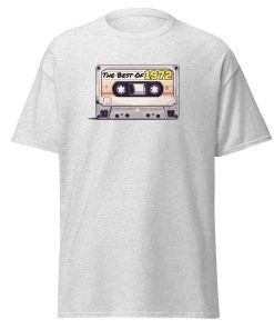 The Best of 1972 Cassette Tape T-shirt Gift for Born in 1972 Present for Men