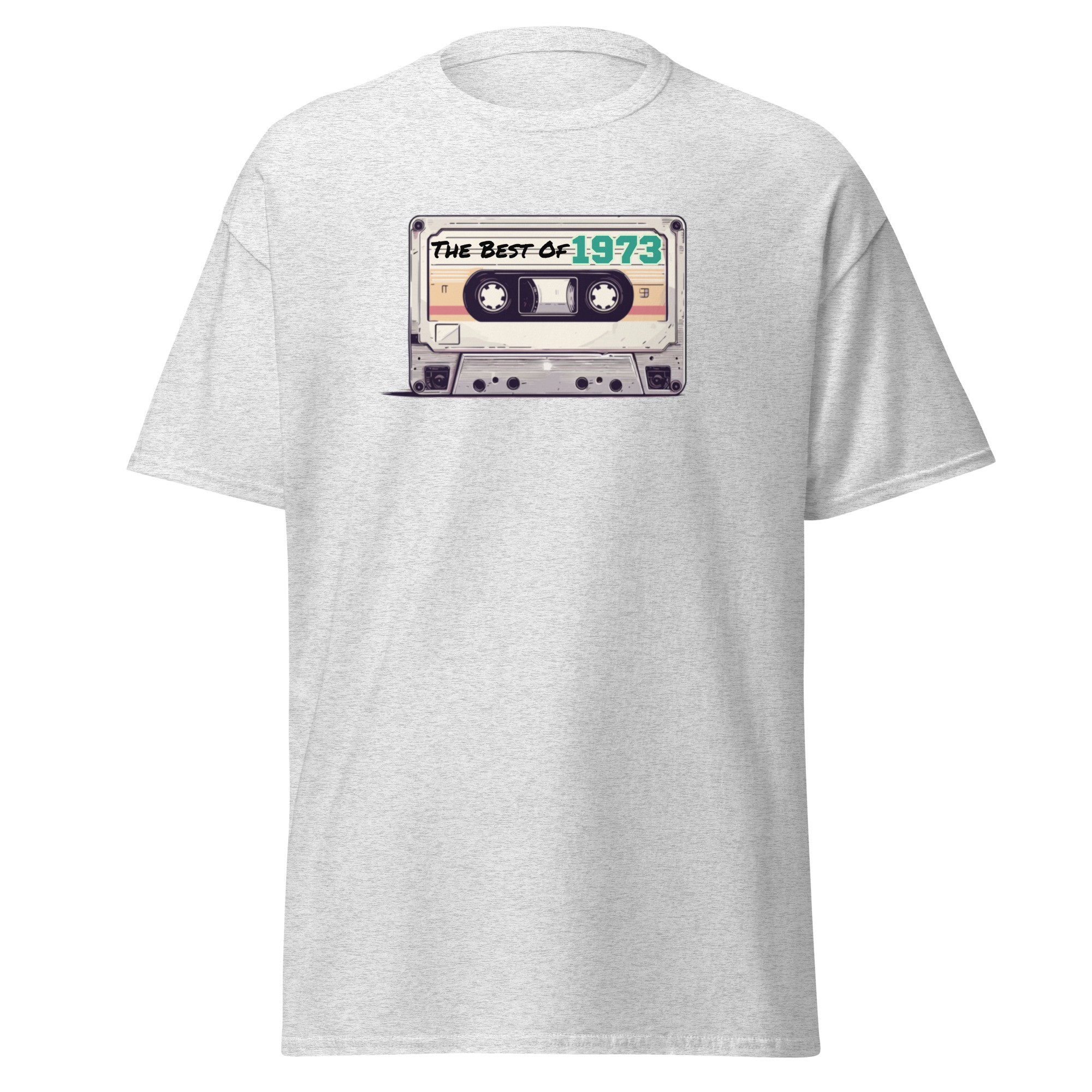 The Best of 1973 Cassette Tape T-shirt Gift for Born in 1973 Present for Men