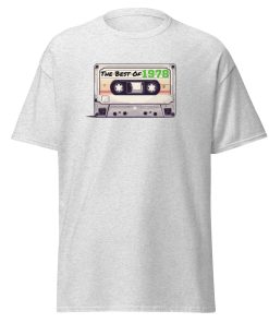 The Best of 1978 Cassette Tape T-shirt Gift for Born in 1978 Present for Men