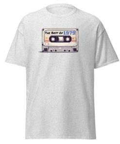 The Best of 1979 Cassette Tape T-shirt Gift for Born in 1979 Present for Men