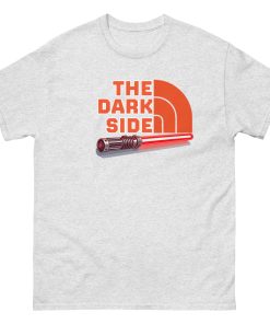 The Dark Side – Red Lightsaber T-shirt for Space Wars Fans
