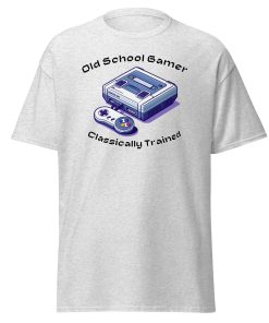 Old School Gamer – Classically Trained – T-shirt gift for Retro Gamers