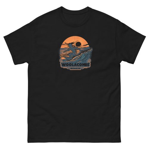 Woolacombe Beach Surfing T-Shirt Devon Surf