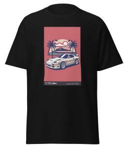Car Sunset Beach T-Shirt Design Cool Gift Tee T-Shirt
