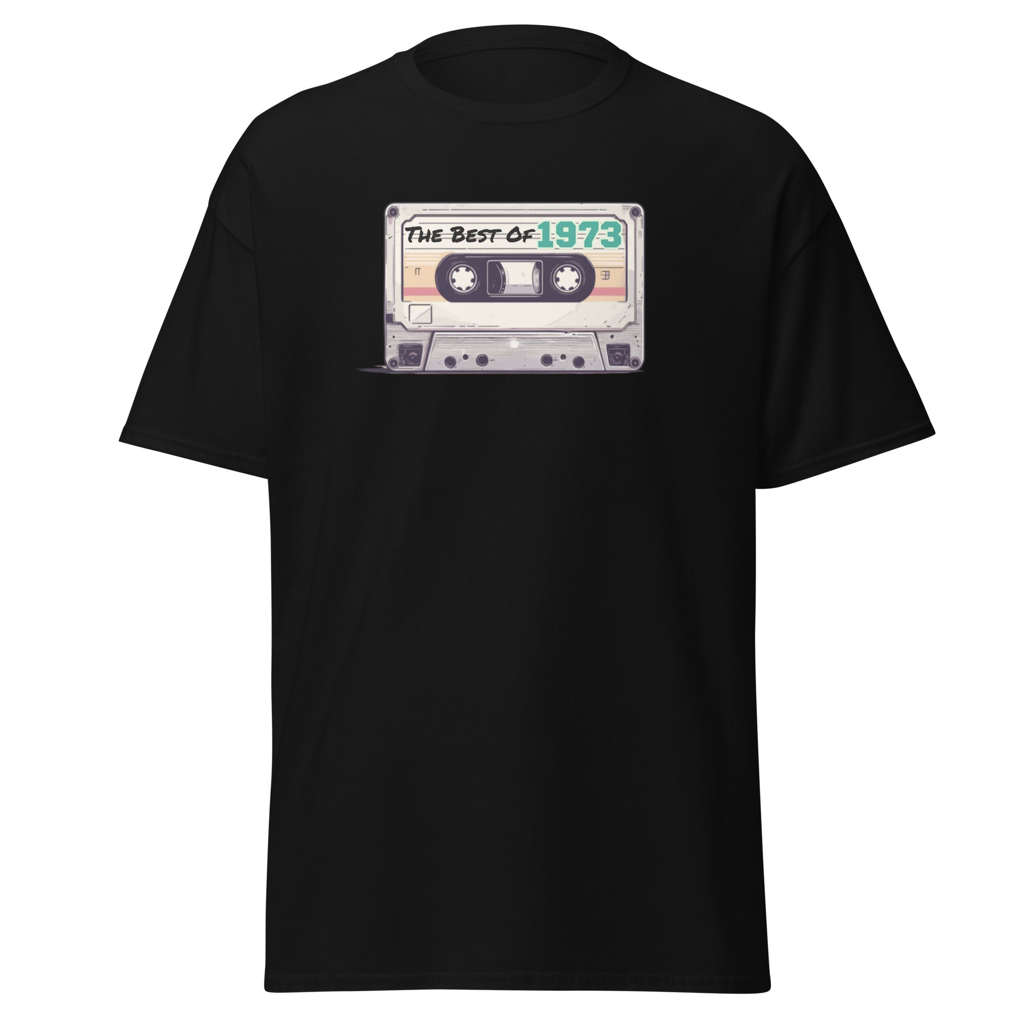 The Best of 1973 Cassette Tape T-shirt Gift for Born in 1973 Present for Men