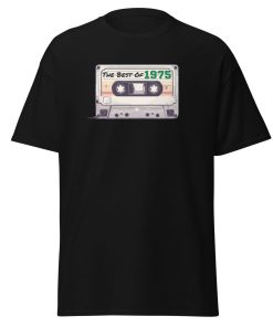 The Best of 1975 Cassette Tape T-shirt Gift for Born in 1975 Present for Men