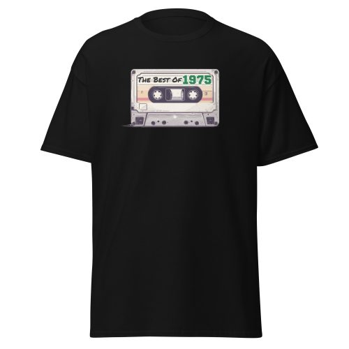 The Best of 1975 Cassette Tape T-shirt Gift for Born in 1975 Present for Men