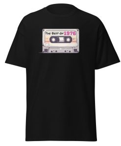 The Best of 1976 Cassette Tape T-shirt Gift for Born in 1976 Present for Men
