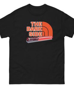 The Dark Side – Red Lightsaber T-shirt for Space Wars Fans