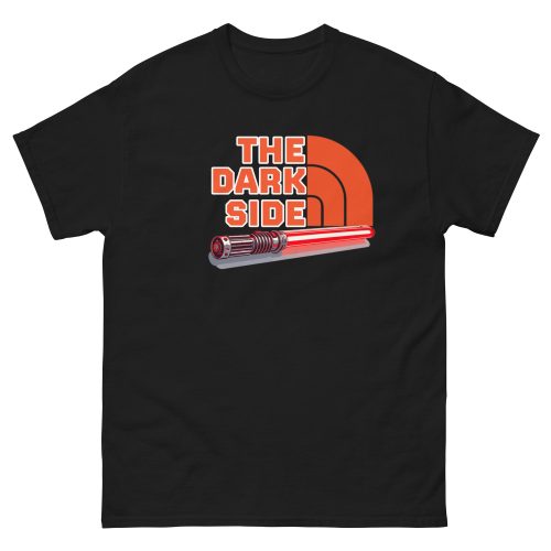 The Dark Side – Red Lightsaber T-shirt for Star Wars Fans