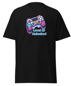 Level 18 Unlocked – 18th Birthday T-shirt For Gamers