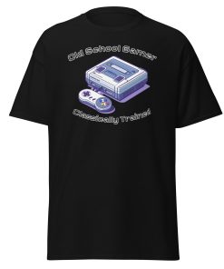 Old School Gamer – Classically Trained – T-shirt gift for Retro Gamers