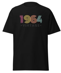 1964 Vintage Birthday T-shirt for 60th Birthday Present Born in 1964