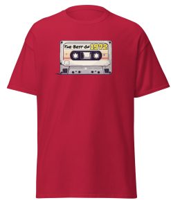 The Best of 1972 Cassette Tape T-shirt Gift for Born in 1972 Present for Men