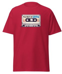 The Best of 1974 Cassette Tape T-shirt Gift for Born in 1974 Present for Men