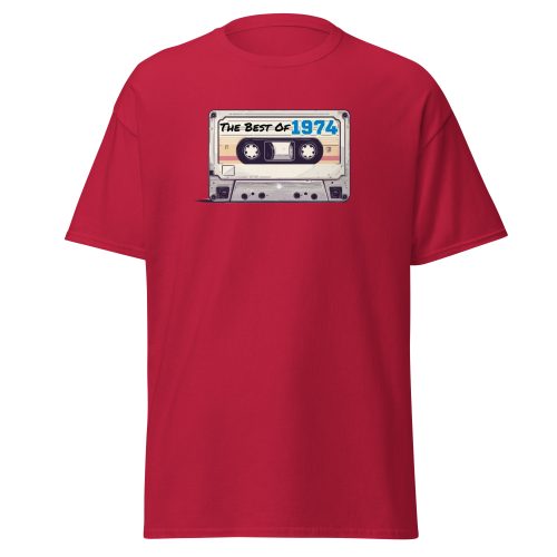 The Best of 1974 Cassette Tape T-shirt Gift for Born in 1974 Present for Men