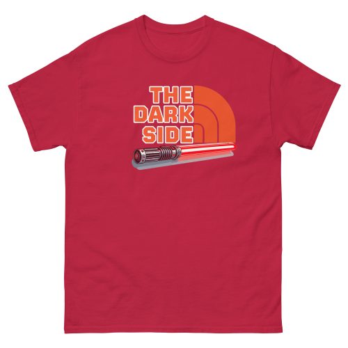 The Dark Side – Red Lightsaber T-shirt for Star Wars Fans