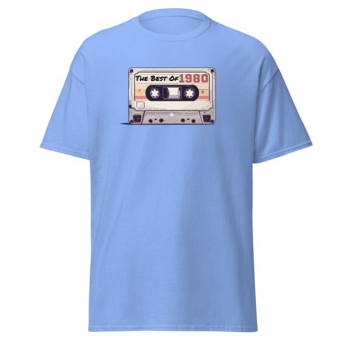 The Best of 1980 Cassette Tape T-shirt Gift for Born in 1980 Present for Men