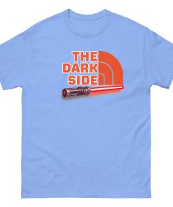 The Dark Side – Red Lightsaber T-shirt for Space Wars Fans