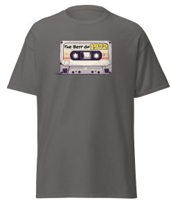 The Best of 1972 Cassette Tape T-shirt Gift for Born in 1972 Present for Men