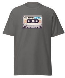 The Best of 1974 Cassette Tape T-shirt Gift for Born in 1974 Present for Men