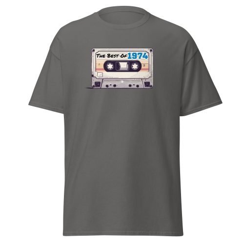 The Best of 1974 Cassette Tape T-shirt Gift for Born in 1974 Present for Men