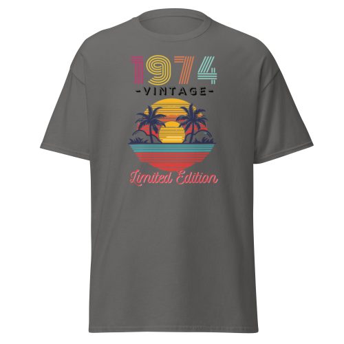 1974 Classic Vintage Limited Edition Birthday T-Shirt Present Born In 1974