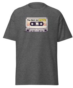 The Best of 1972 Cassette Tape T-shirt Gift for Born in 1972 Present for Men