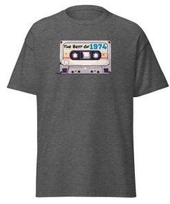 The Best of 1974 Cassette Tape T-shirt Gift for Born in 1974 Present for Men