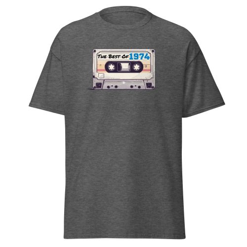 The Best of 1974 Cassette Tape T-shirt Gift for Born in 1974 Present for Men