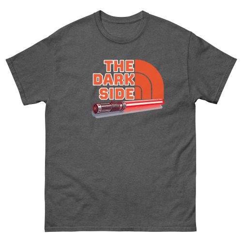 The Dark Side – Red Lightsaber T-shirt for Star Wars Fans