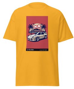 Car Sunset Beach T-Shirt Design Cool Gift Tee T-Shirt