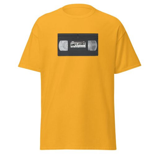 Dad’s VHS Video Do Not Erase T-shirt – Fun Gift for Dad