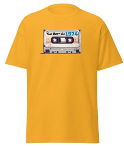 The Best of 1974 Cassette Tape T-shirt Gift for Born in 1974 Present for Men